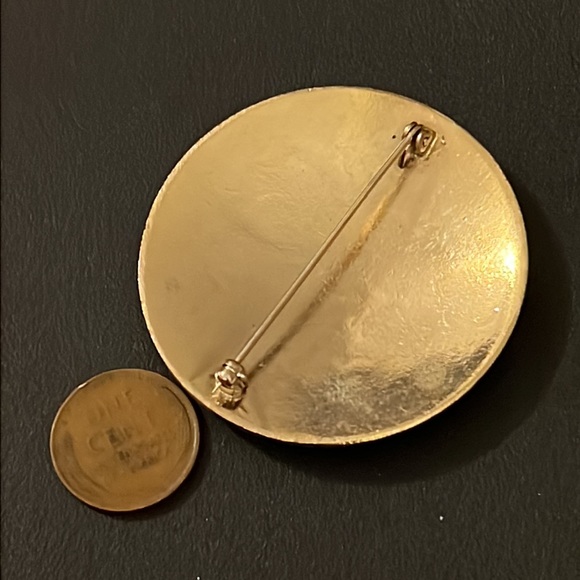 Vintage Tara Ware Dublin Ireland Celtic Book Of Kels Enamel Dragon Irish Brooch - Picture 6 of 6